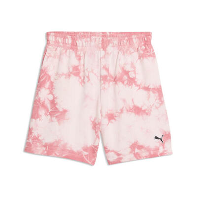 Essentials relaxte tie-dye short voor jongeren puma