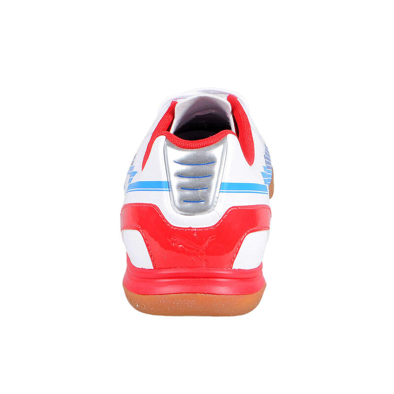 Ghete fotbal sala Puma EvoSPEED 5 IT, white-limoges-red 46