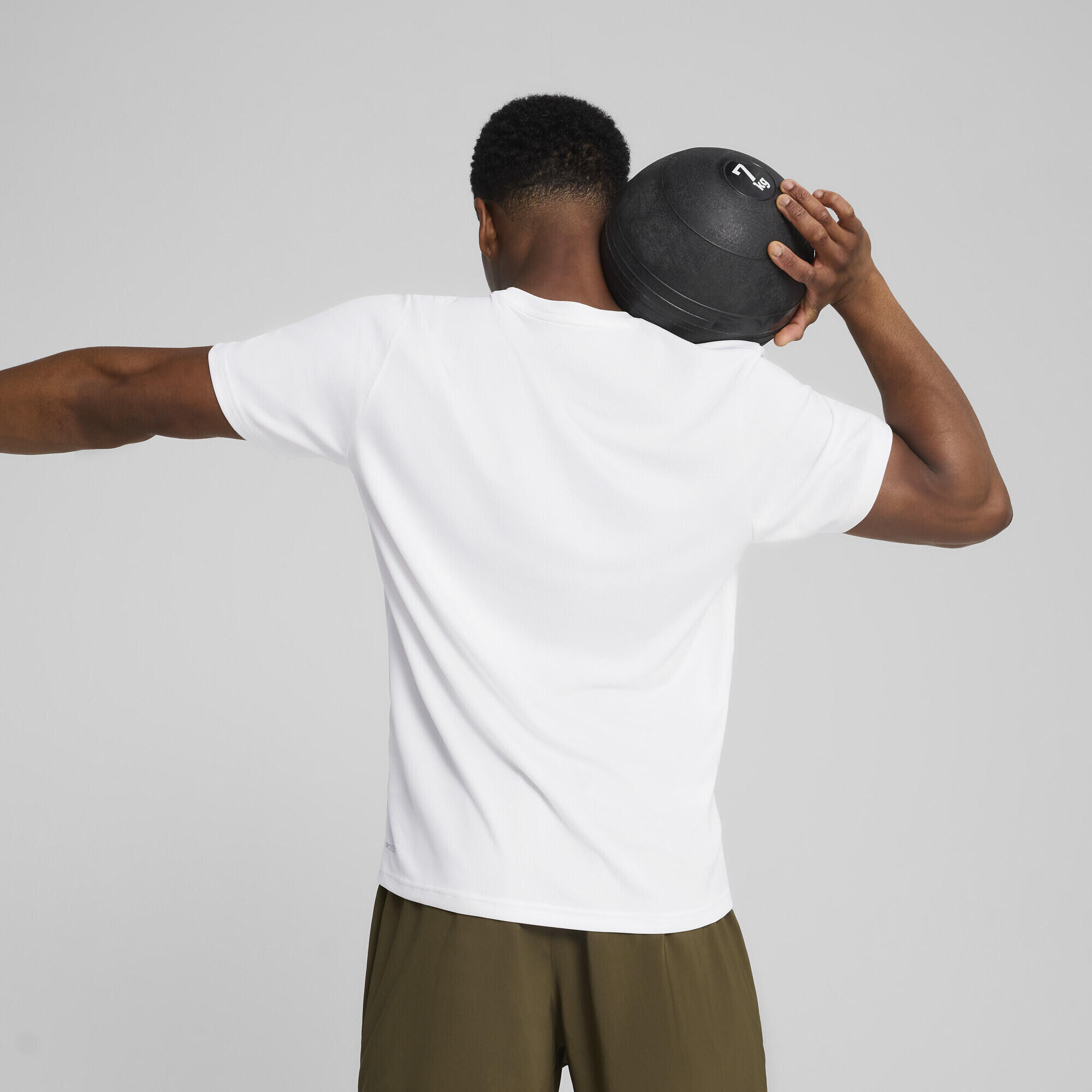Train All Day Essentials Poly Texture T-Shirt Herren PUMA 3/5