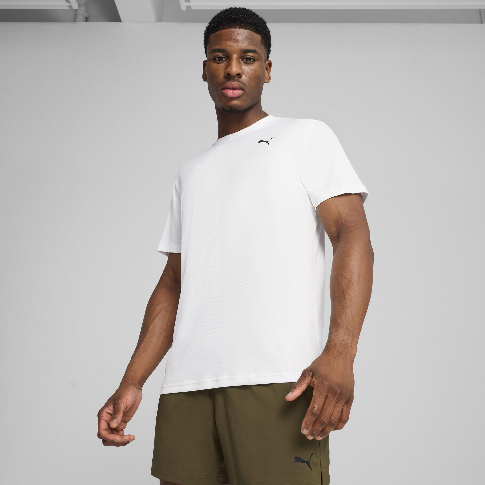 Train All Day Essentials Poly Texture T-Shirt Herren PUMA 2/5