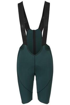 Dames wielrenbroek bibshort met rits en compressie enduro plus
