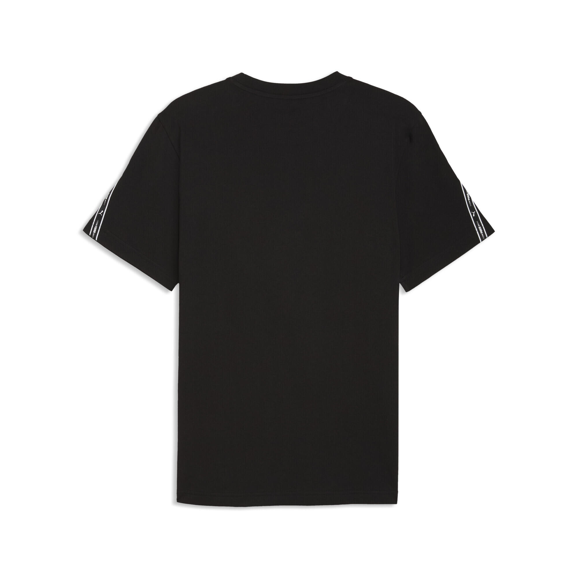 T-shirt homem branding branco Essentials Tape PUMA 5/5