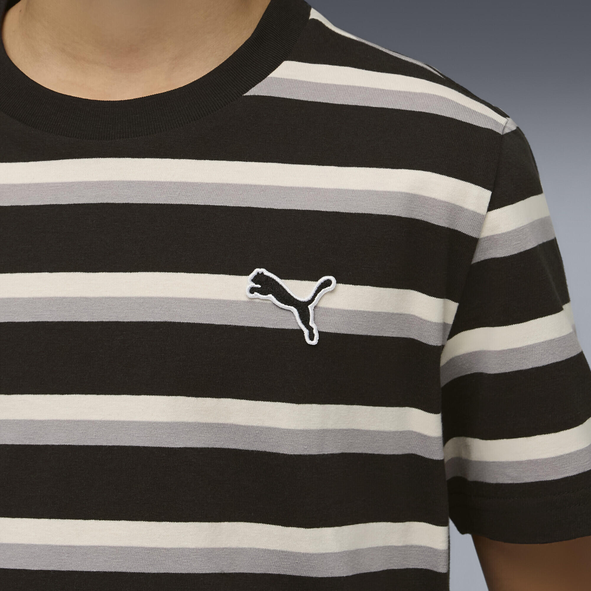 T-shirt a righe Essentials per ragazzi PUMA 3/6
