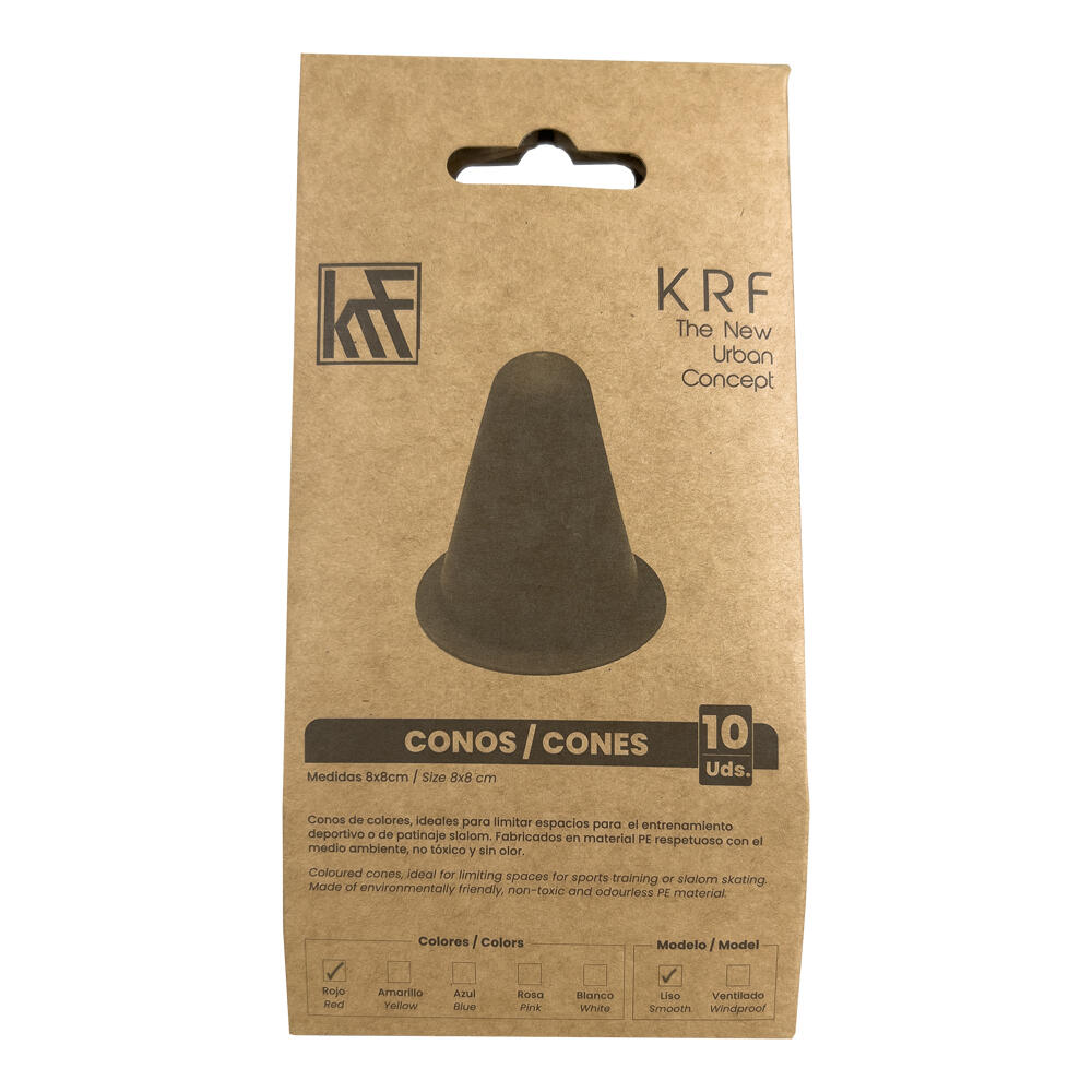 KRF CONOS 8 CMS JUEGO 10 UDS AZUL 4/4