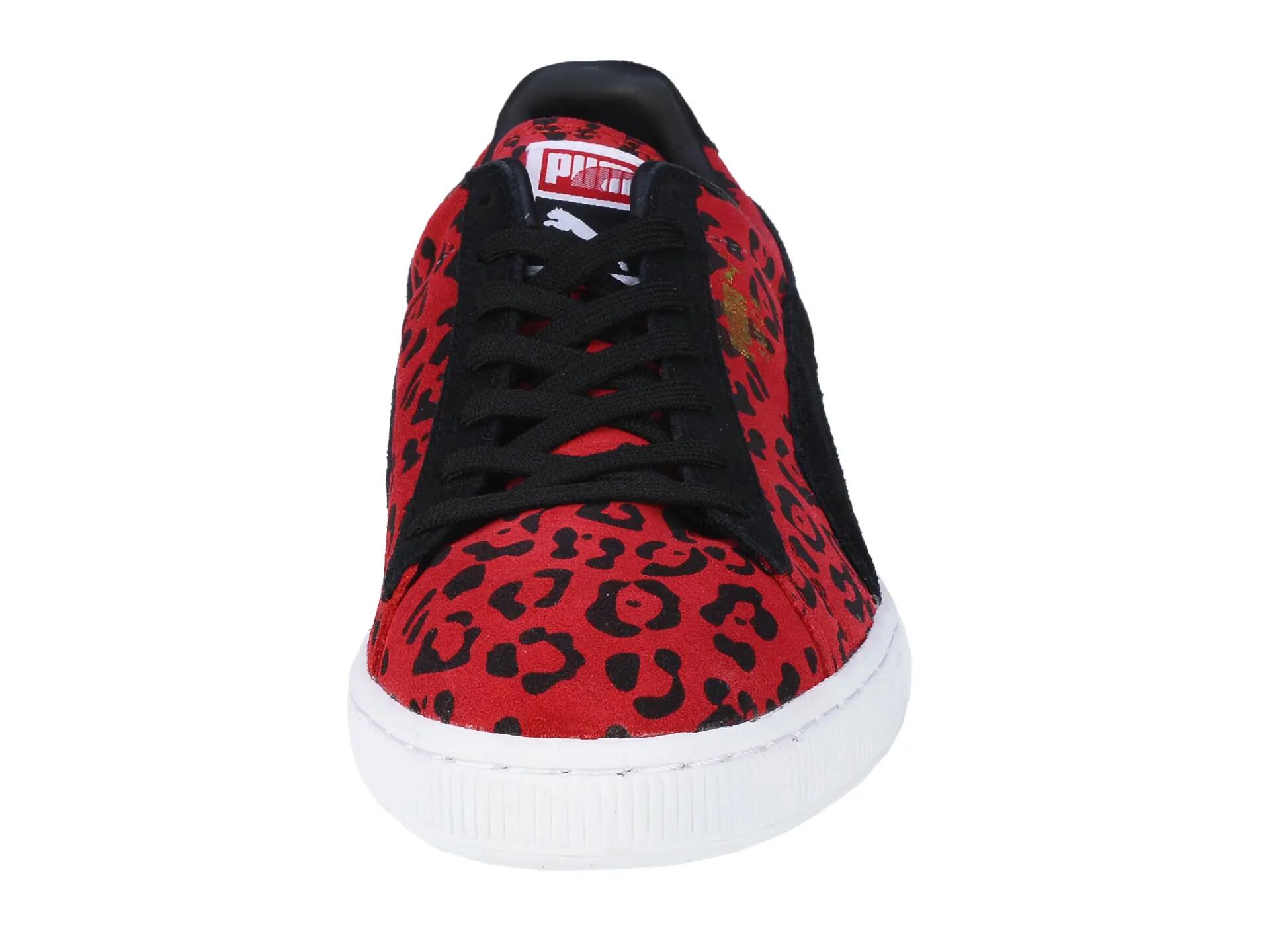 Pantofi sport Puma Suede ANML, haute red-black 37 3/6