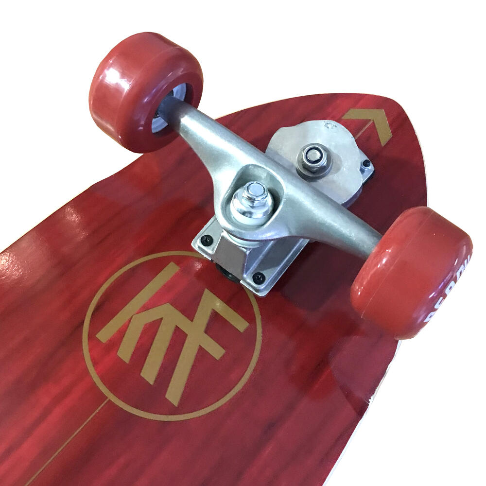 Monopatin Surf Skate Ready To Ride Krf Madera De Arce Canadiense 31’’*10.25’ 3/5