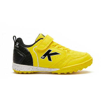 Kelme Zapatillas De Niño Goleiro Turf Elastic Amarillo Y Negro Unisex Kids