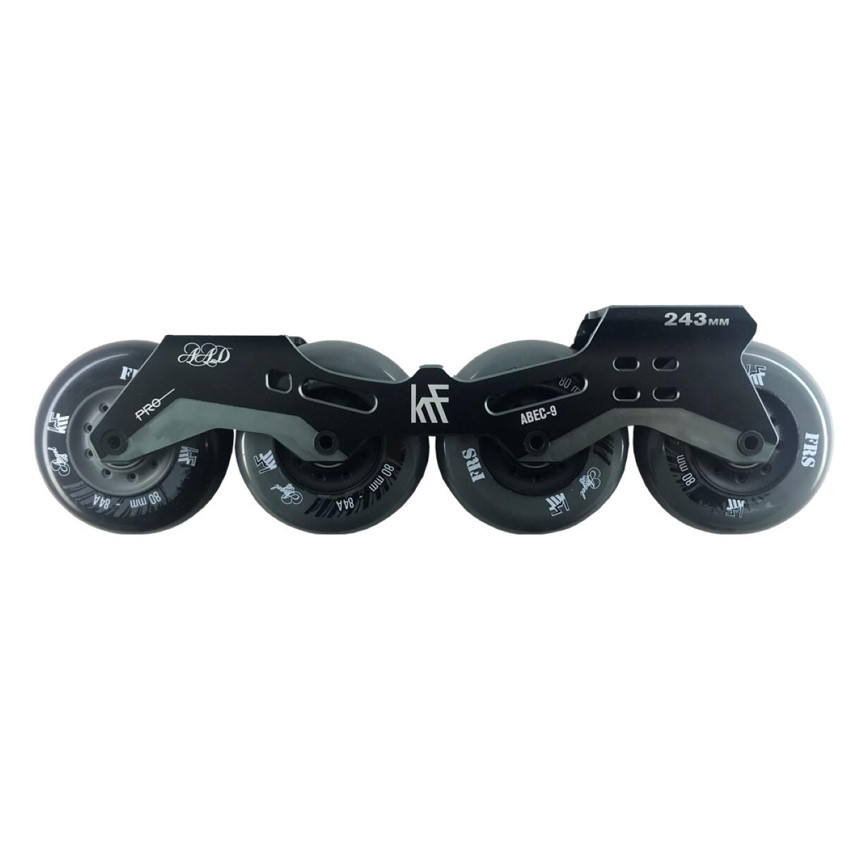 GUIAS COMPLETAS PARA PATINES KRF ANGEL NEGRO 2 UDS 3/4