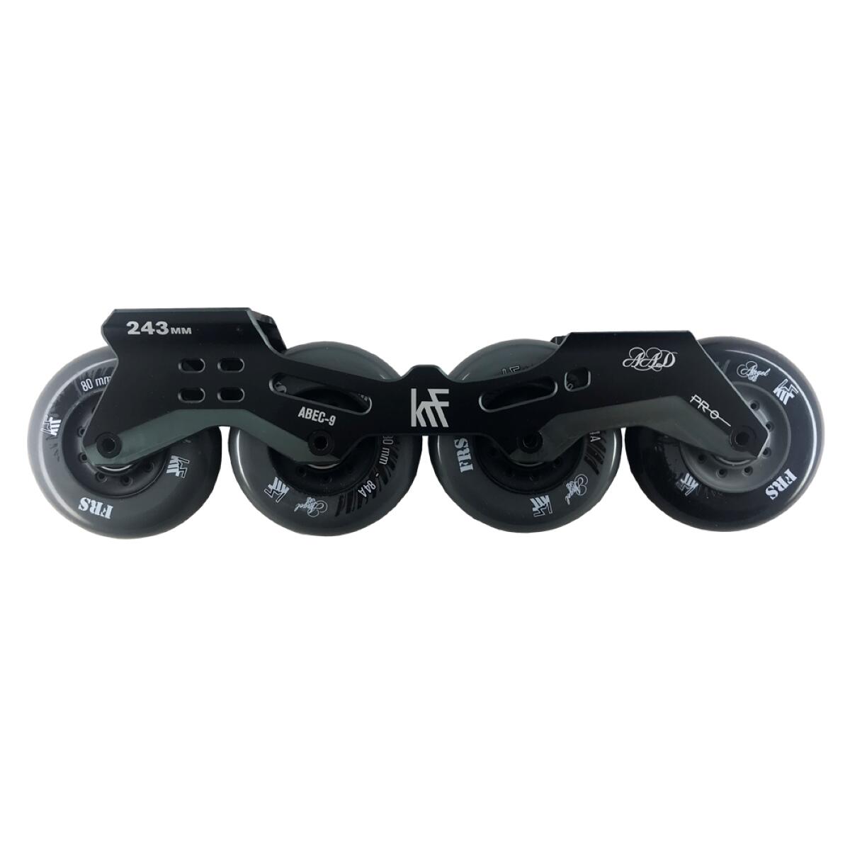 GUIAS COMPLETAS PARA PATINES KRF ANGEL NEGRO 2 UDS 2/4