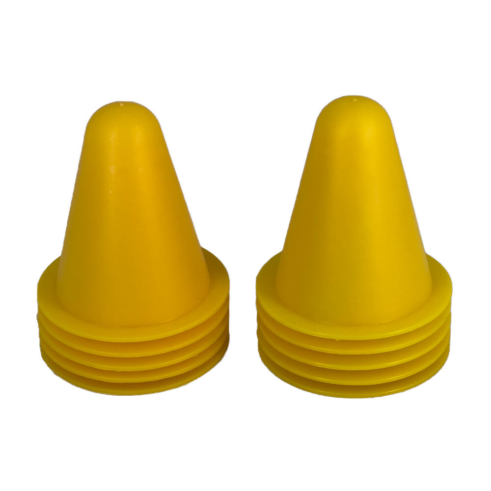 KRF CONOS 8 CMS JUEGO 10 UDS AMARILLO 2/4