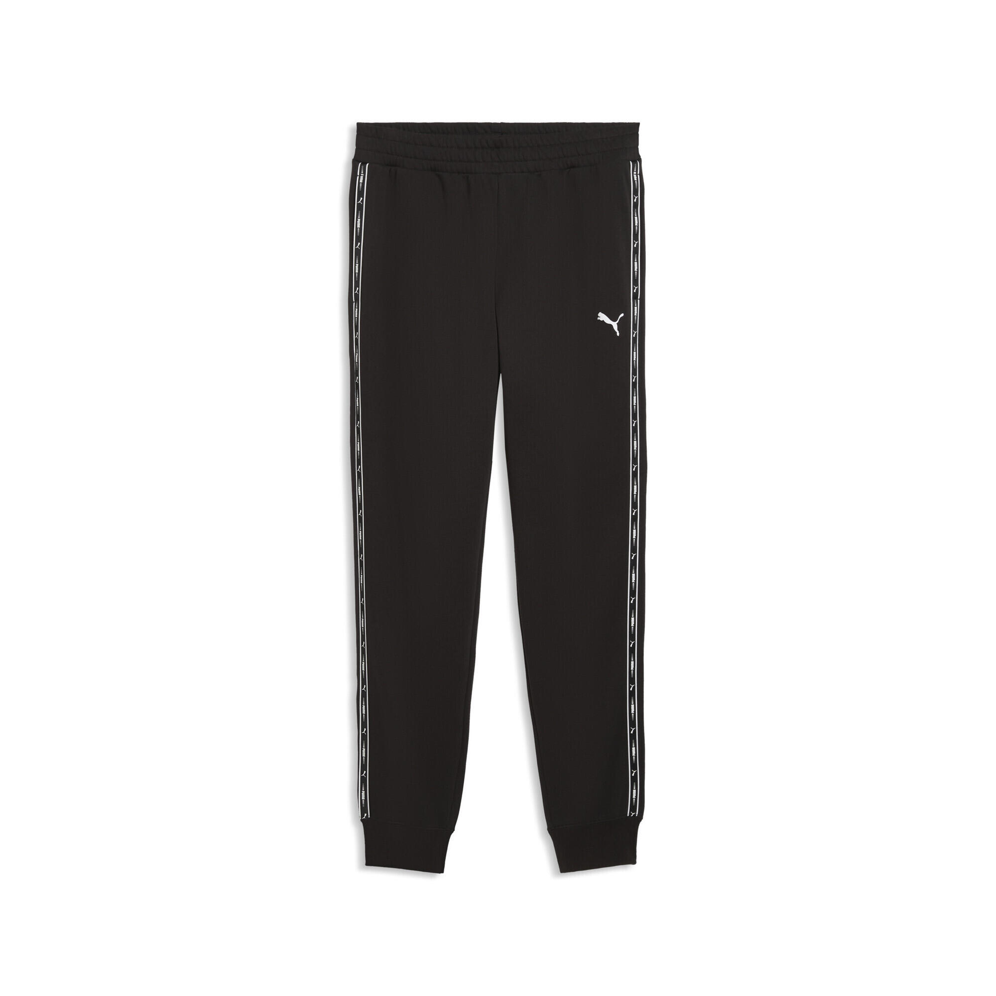 Pantalon bărbați bandă laterală, teal PUMA