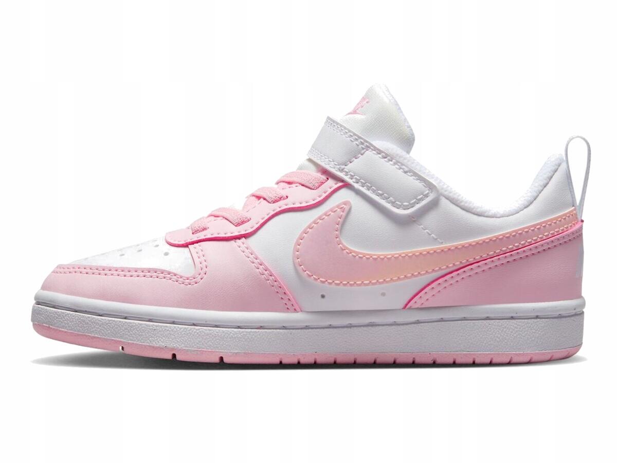 BUTY dziecięce NIKE COURT BOROUGH DV5457-105 zapinane na rzep wygodne 33,5 4/7