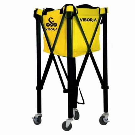 Vibor-a Genius Ballwagen Tennis/Padel Gelb