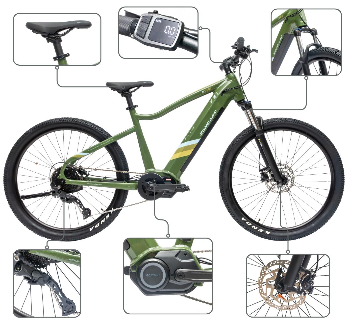 Rower Elektryczny Górski Zündapp X900 Koła 27,5" 3/5