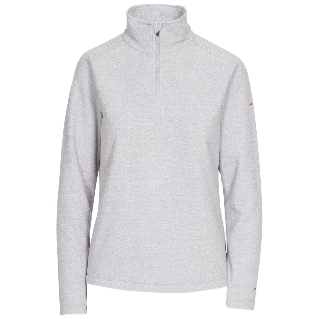 Womens 1/2 Neck Zip Brushed Back Fleece Top - Meadows