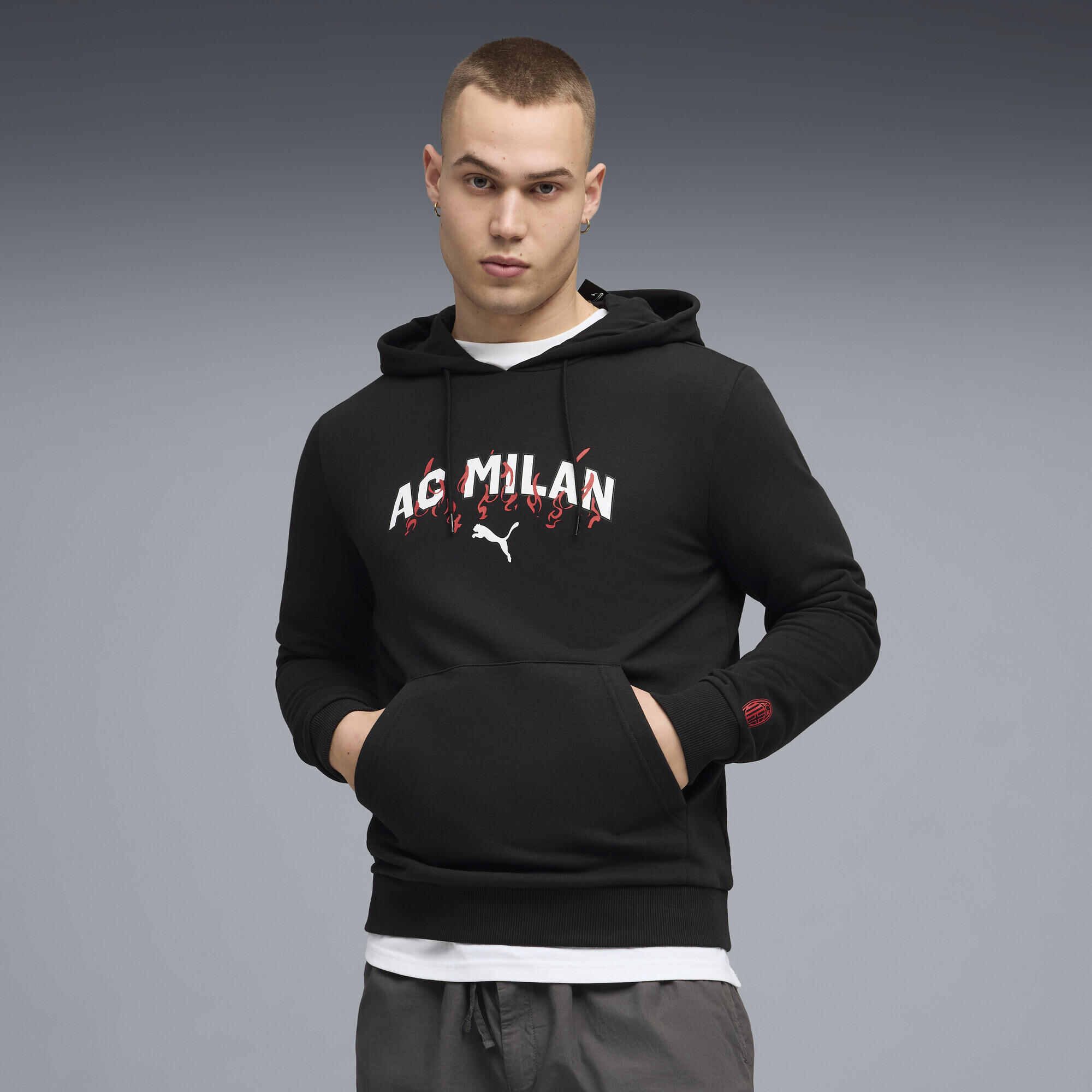 Męska bluza z kapturem AC Milan FtblCulture PUMA