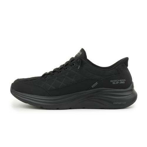 Skechers Herren Cozy Fit Slip-ins Sneaker Contour Foam 232619 BBK Black