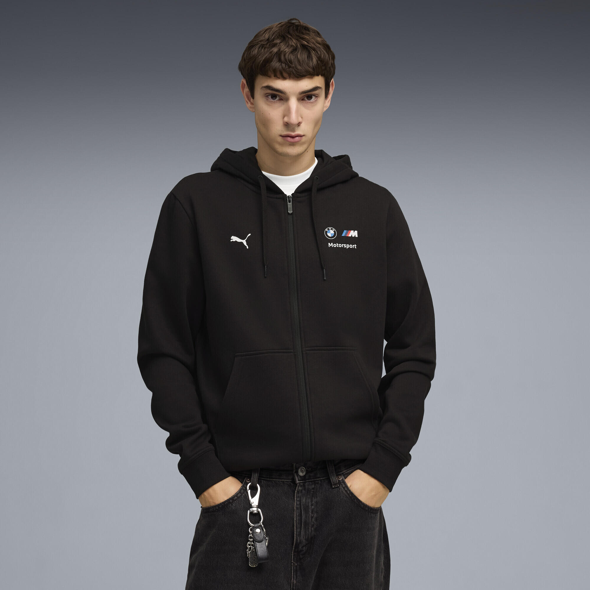 Pánská běh mikina fleece Essentials PUMA 2/5