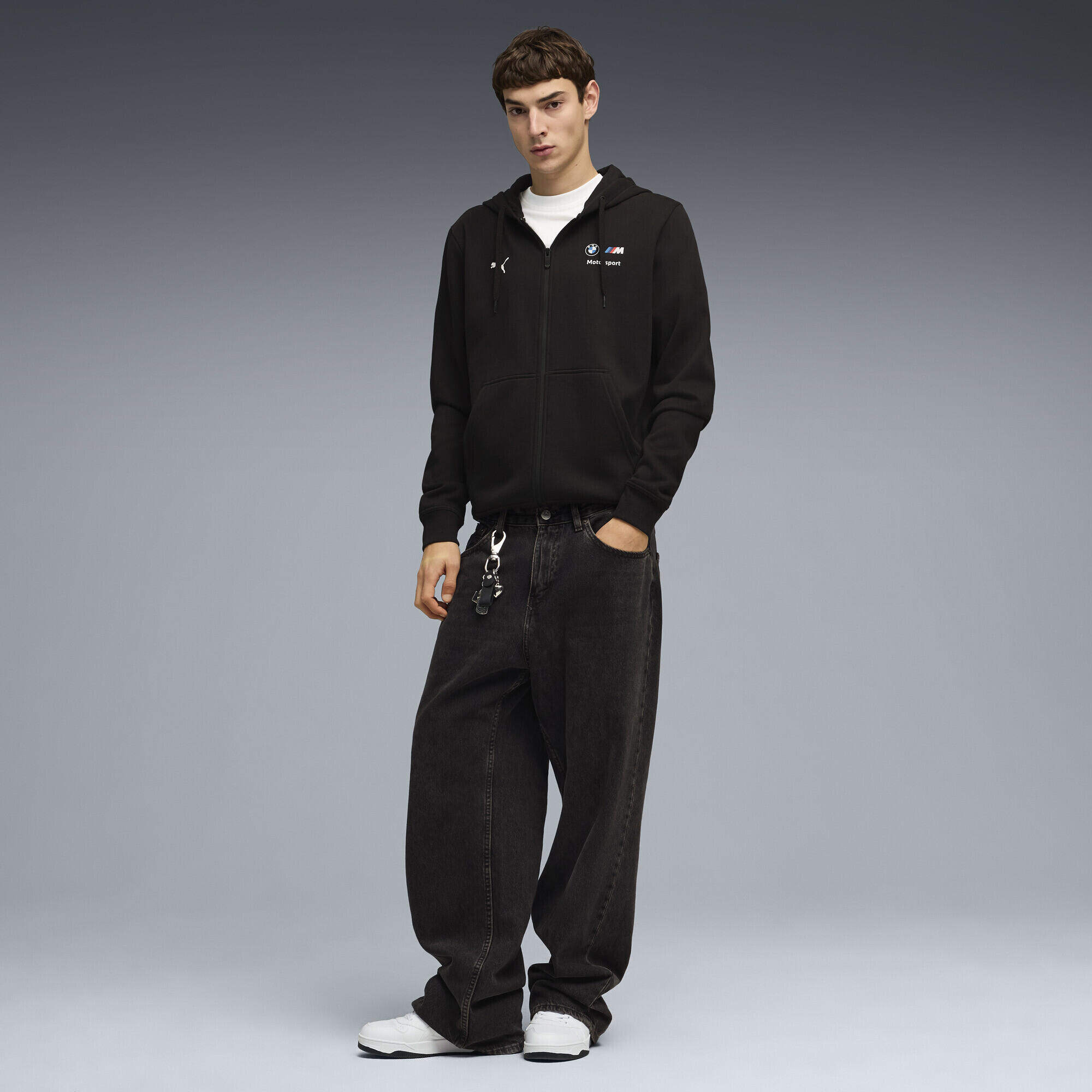 Pánská běh mikina fleece Essentials PUMA 4/5