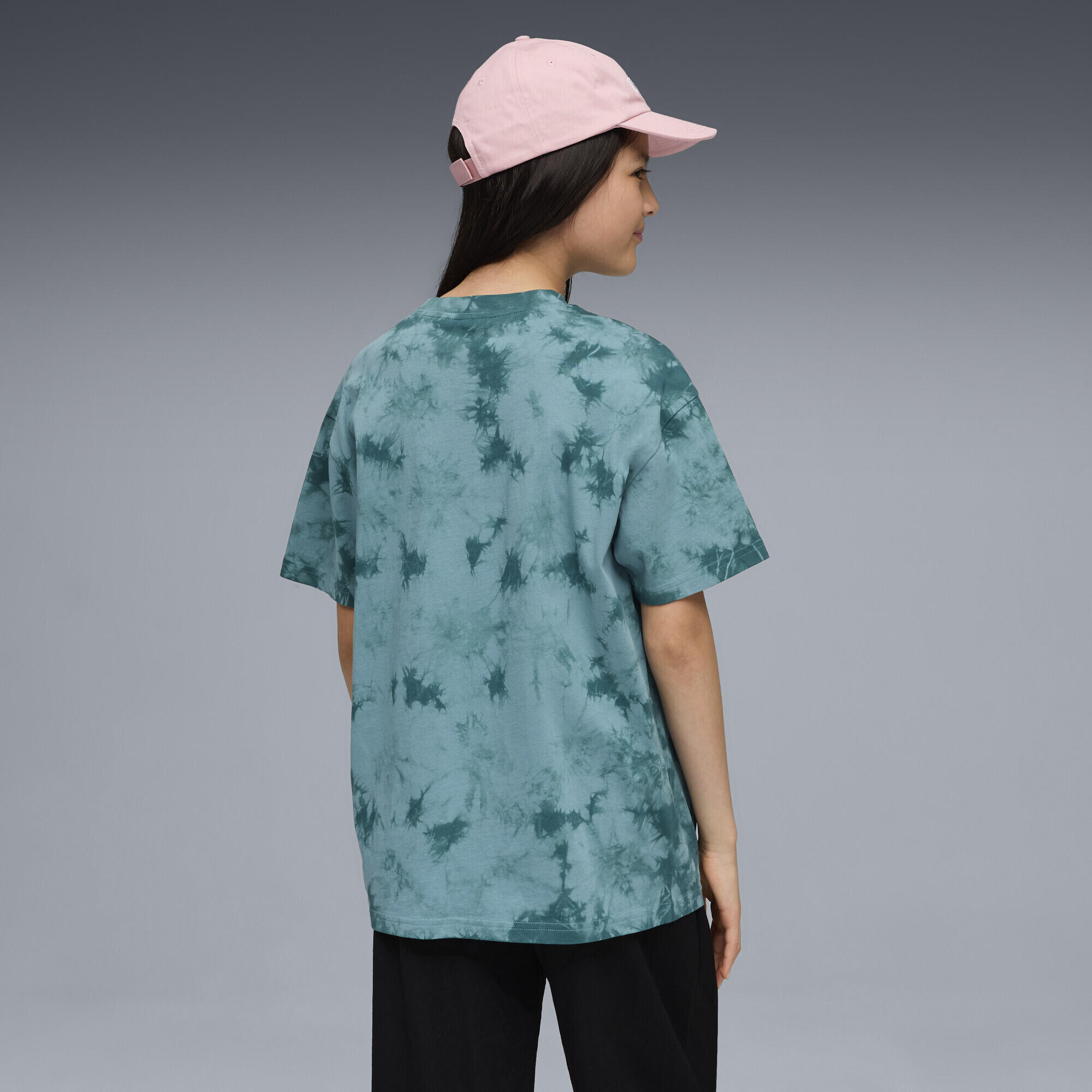 T-shirt Essentials Tie-Dye dal taglio morbido per ragazzi PUMA 5/6