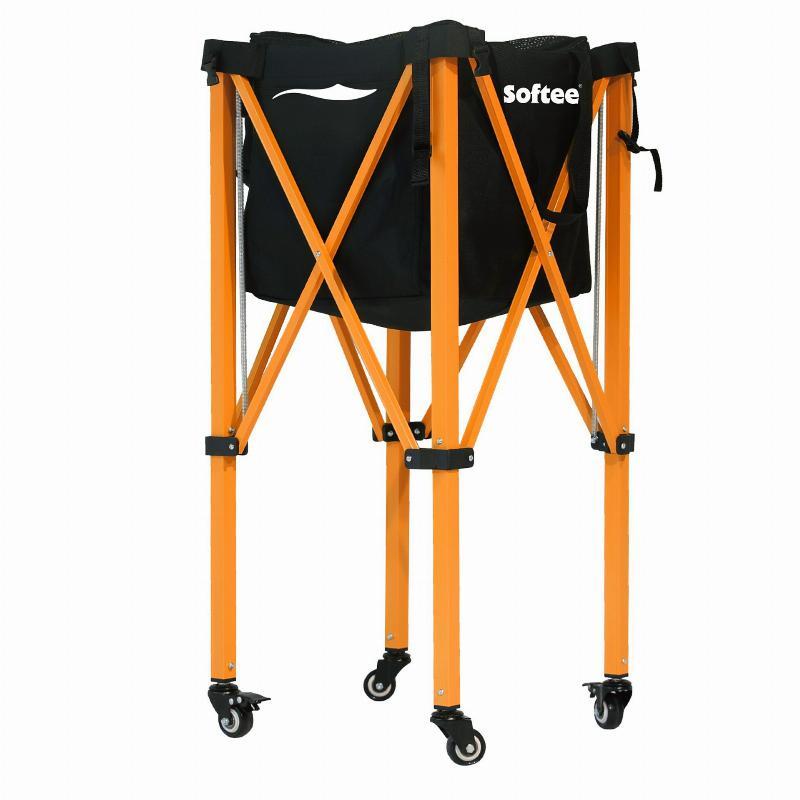 Cesto Bolas Softee Recovery Negro Naranja 3/5