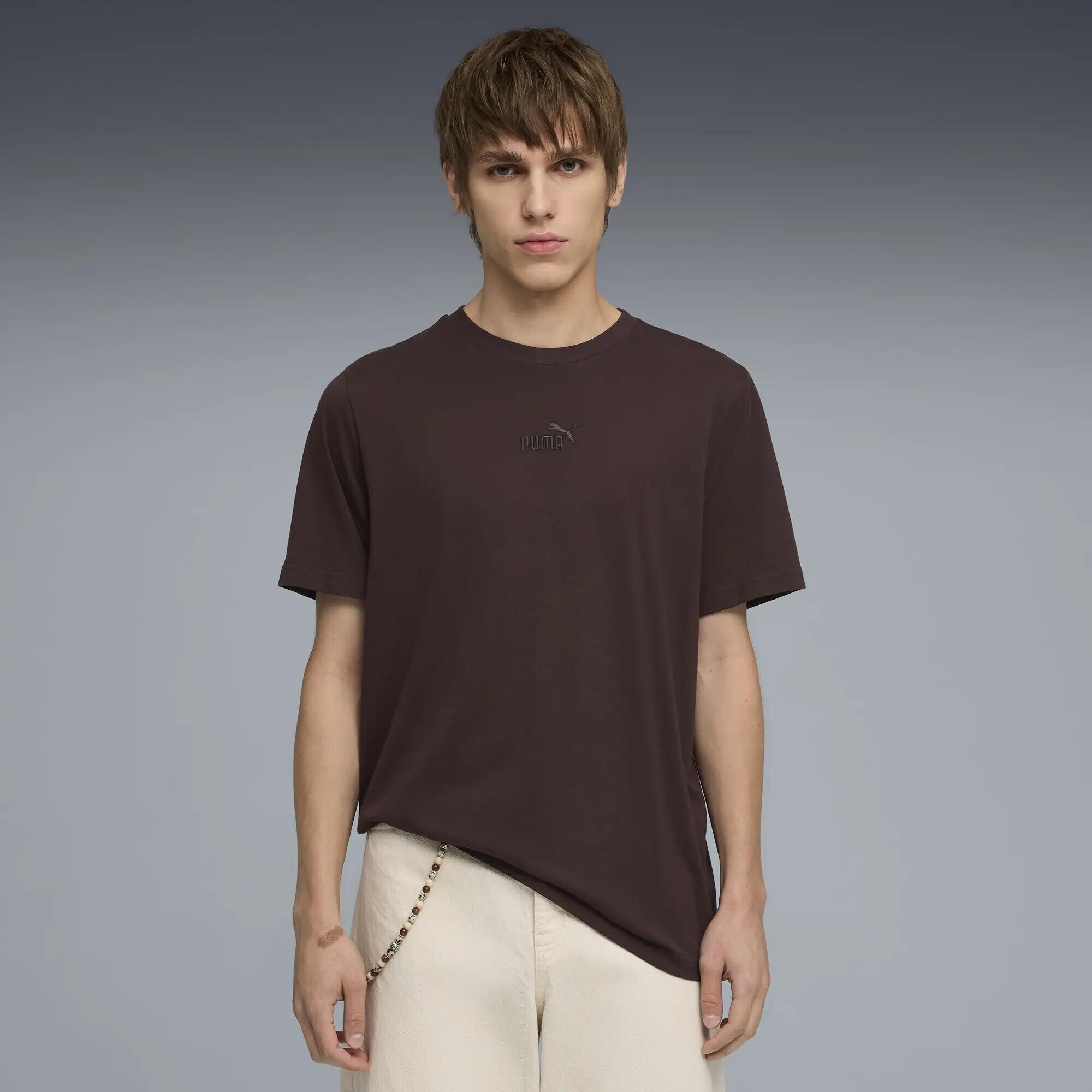 T-shirt homem confortável Essentials Small No. 1 Logo PUMA 2/5