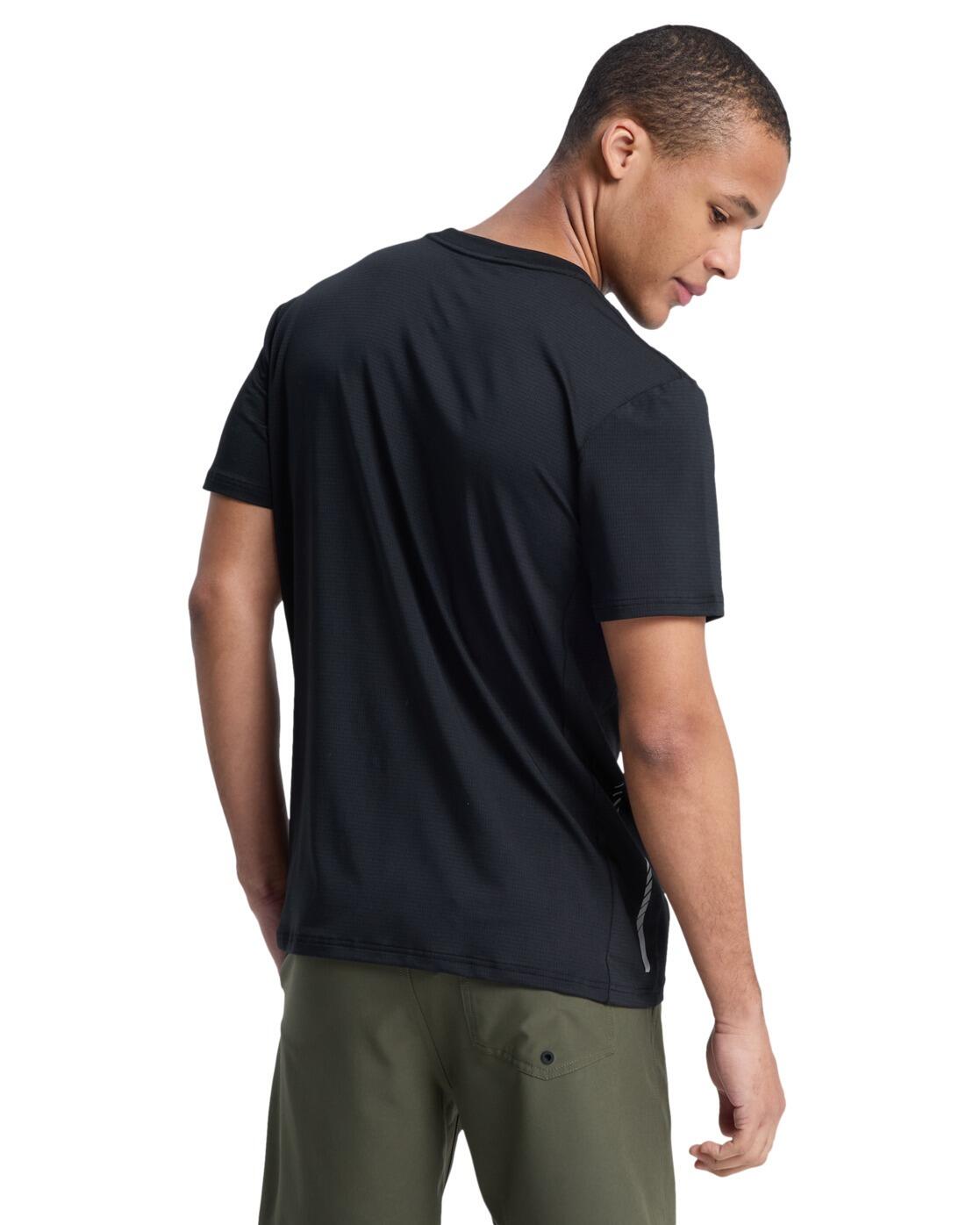 Camiseta de manga corta CAECILIAN Negro Hombre 2/4