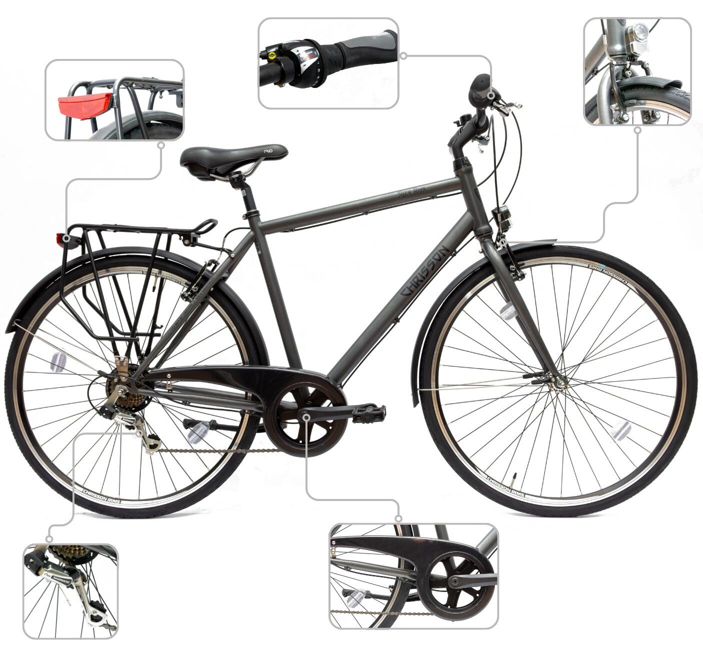 Rower Trekkingowy Chrisson City One Koła 28" 3/5