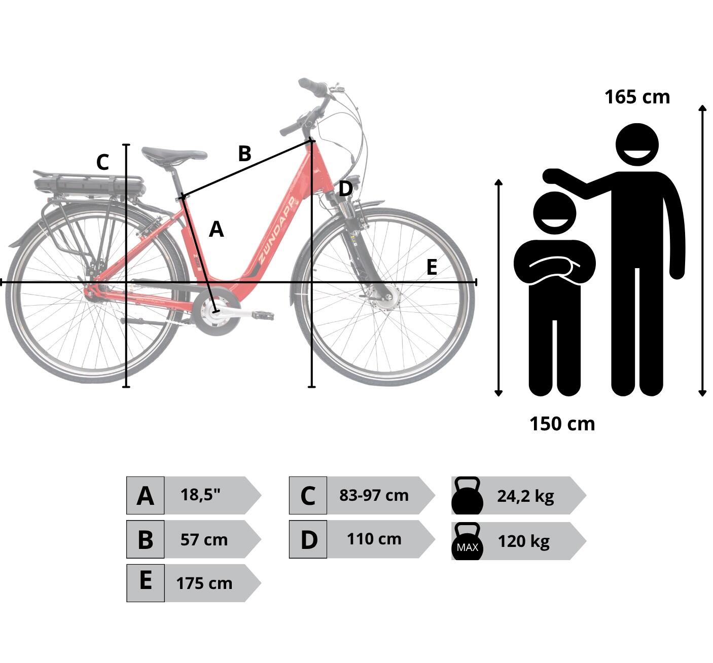 Rower Elektryczny Miejski Damski Zündapp Z600 Koła 28" 2/5