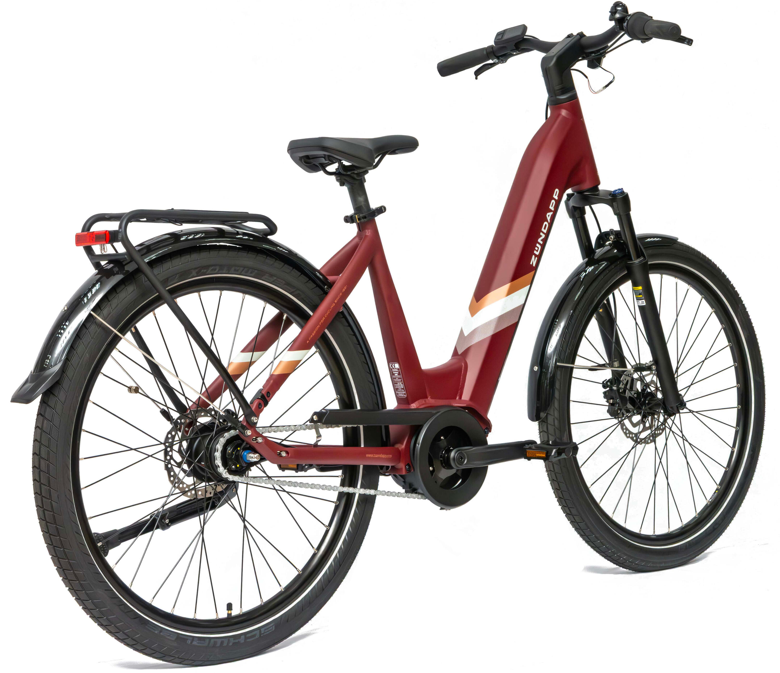 Rower Elektryczny Miejski Zündapp X800 Koła 27,5" 4/5