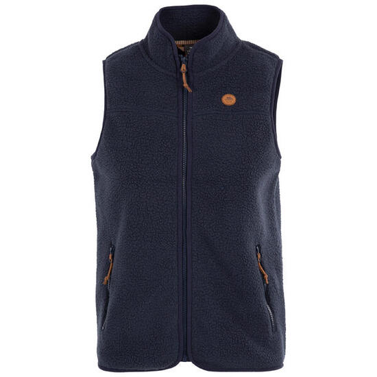 Gilet polaire Sherpa tricoté femme Trespass Notion - Bleu marine