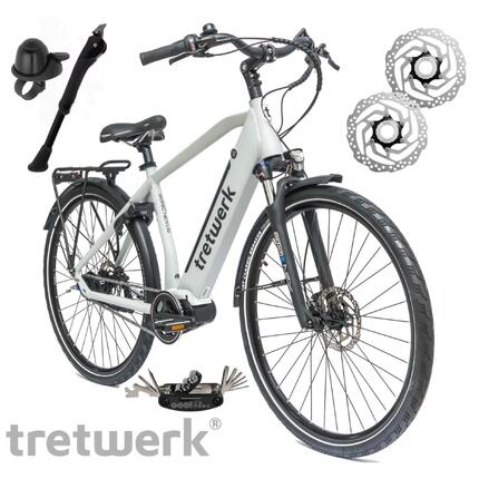 Rower Elektryczny Męski Damski Miejski 28" SHIMANO Nexus LCD 250W Aluminium