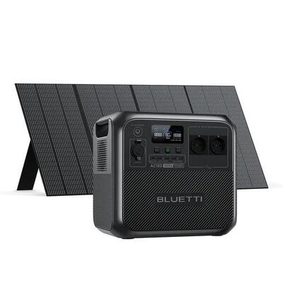Solar Generator AC180+PV350 Panel,1152Wh Powerstation für Camping & Stromausfall
