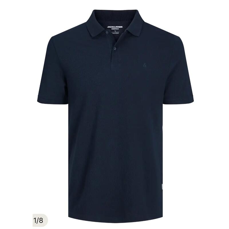 Jack&Jones JJEBASIC POLO SS NOOS, Polo Uomo - Verde, Navy