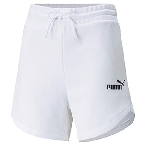 Short Taille Haute Essentials Femme PUMA White 7/7