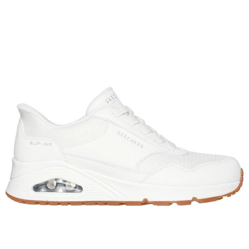 Sneaker Skechers Uno Banksia Donna - Slip-Ins Bianche Platform