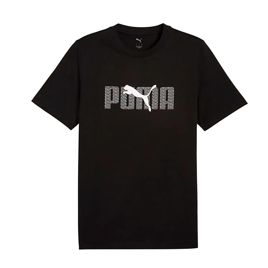 T-shirt Puma Ess Logo Lab Tee, Noir, Hommes 4/5
