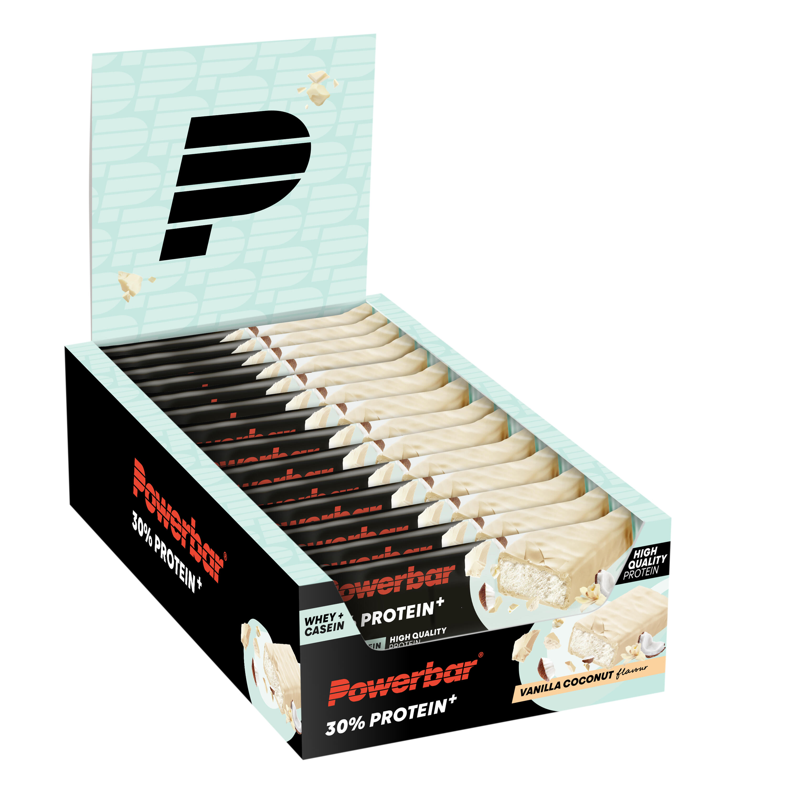 Powerbar Protein Plus Bar 30% (15x55g) Vanilla Coconut - Batony