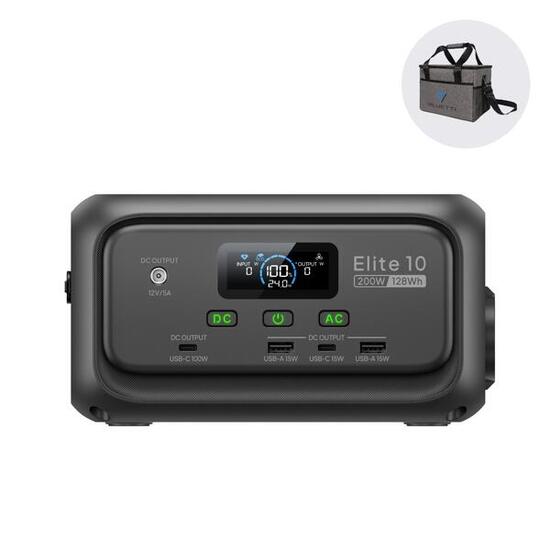BLUETTI Elite 10 Tragbare Powerstation 128Wh – Vom Wandern bis zum Wochenendtrip
