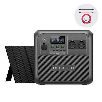 Solar Generator Elite 200 V2 mit 350W Solar Panel, 2073Wh Notstrom für Camping