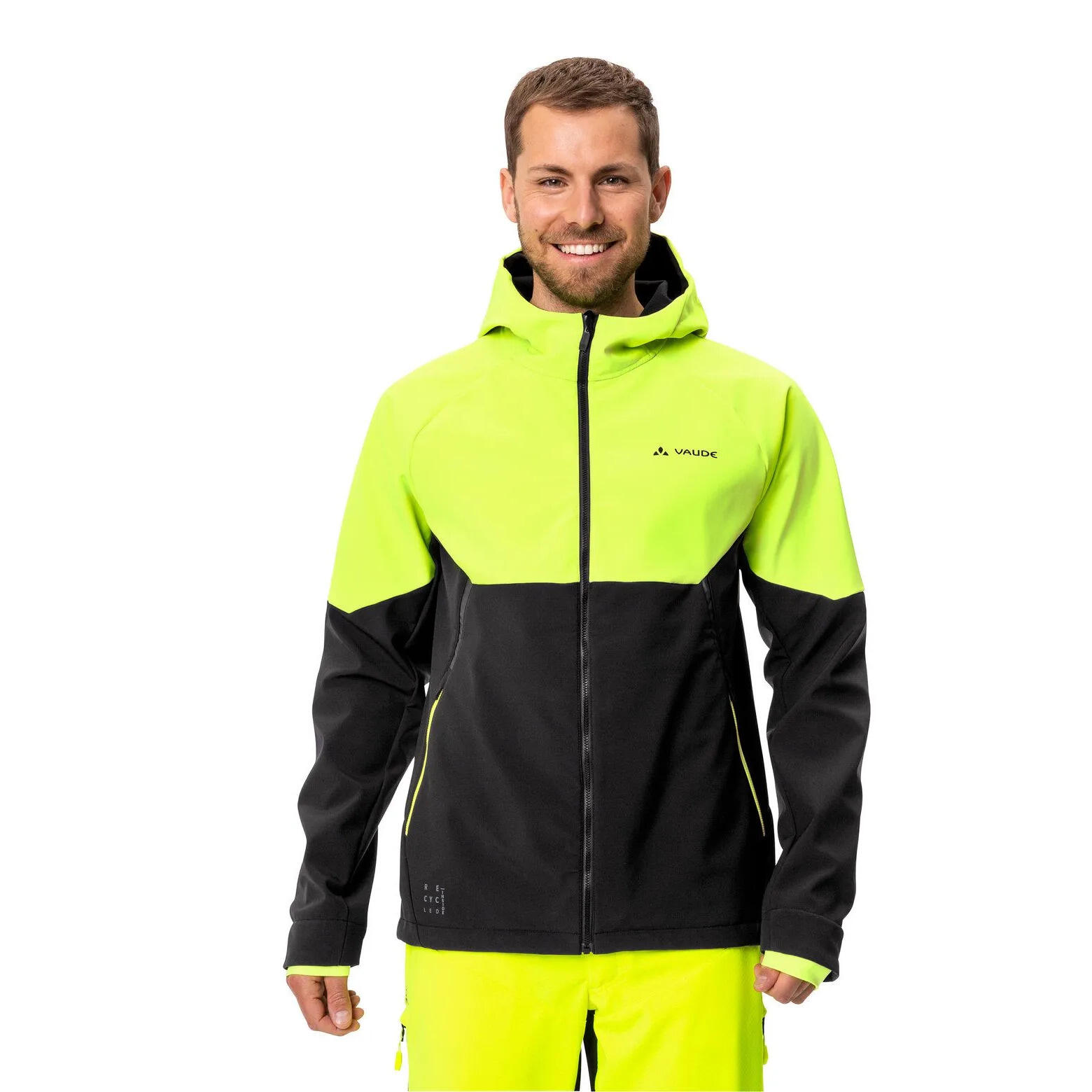Impermeabile con cerniera con cappuccio VAUDE Qimsa Softshell 2/5