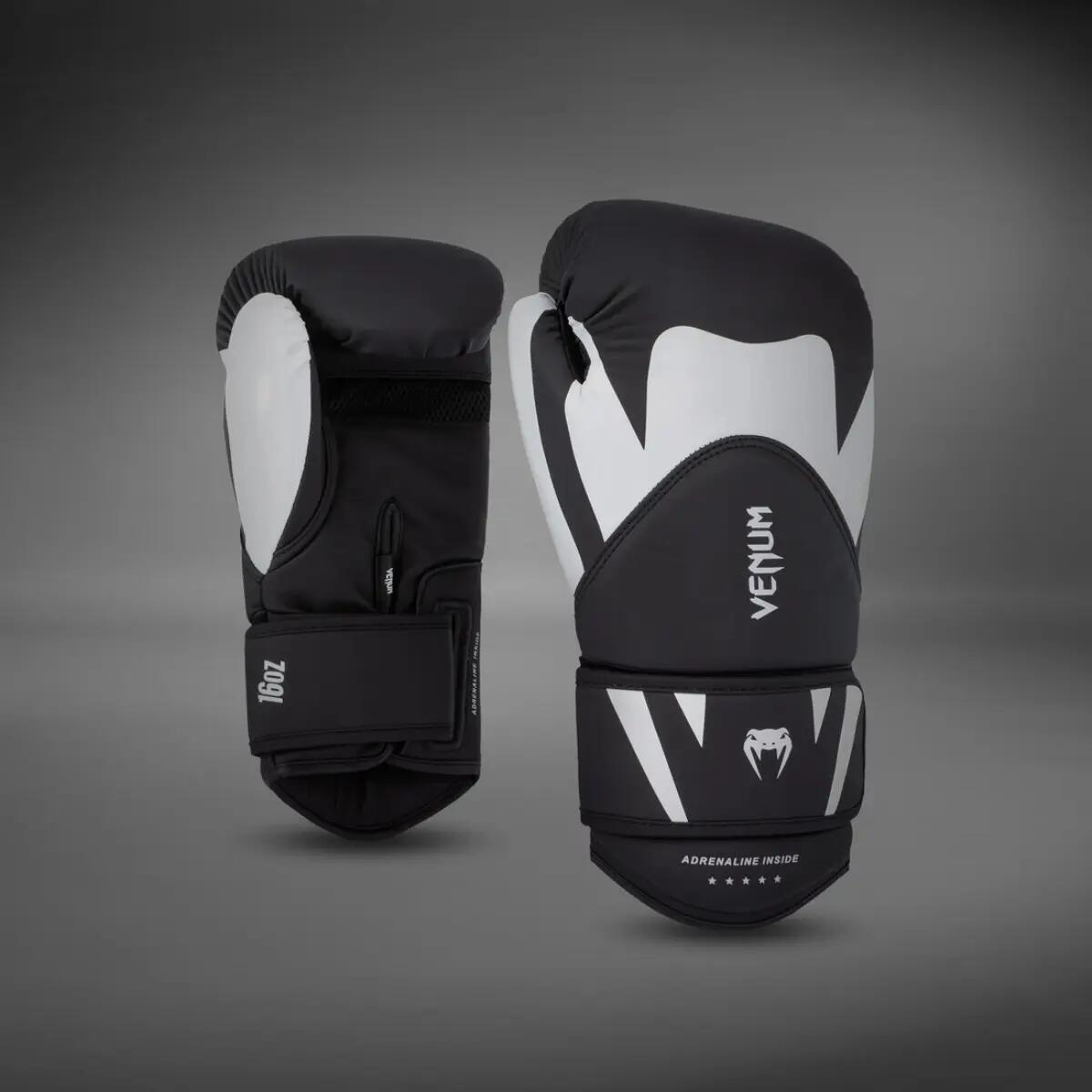 Gants de boxe Venum Challenger 4.0 – Noir / Blanc – 10 oz 2/7