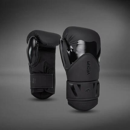 Gants de boxe Venum Challenger 4.0 – Noir / Noir – 14 oz