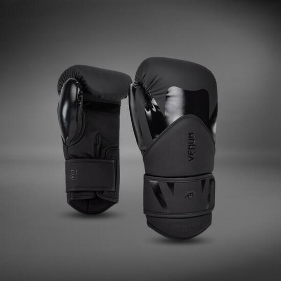 Gants de boxe Venum Challenger 4.0 – Noir / Noir – 10 oz