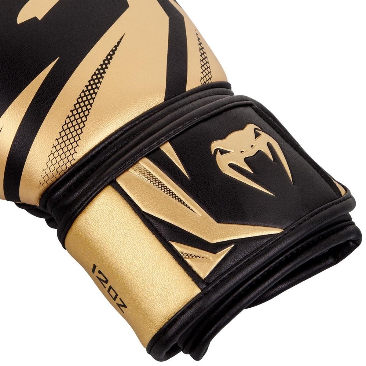 Boxing Gloves Venum Challenger 3.0 – Black / Gold – 16 oz 2/6