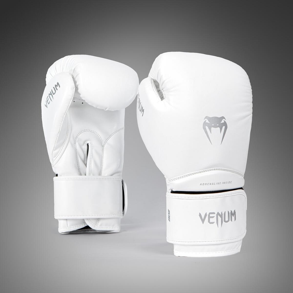Gants de boxe Venum Contender 1.5 – Blanc / Blanc – 10 oz 1/4