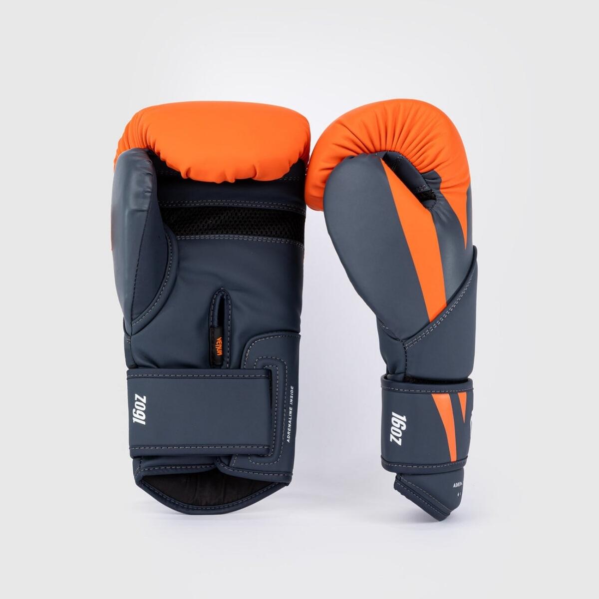 Boxhandschuhe Venum Challenger 4.0 – Schwarz / Orange – 10 oz 5/6
