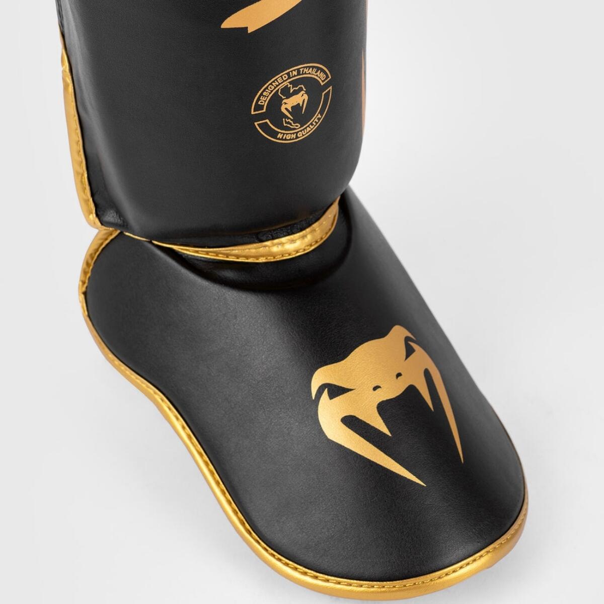 Protège-tibias Venum Challenger – Noir / Or – L 3/7