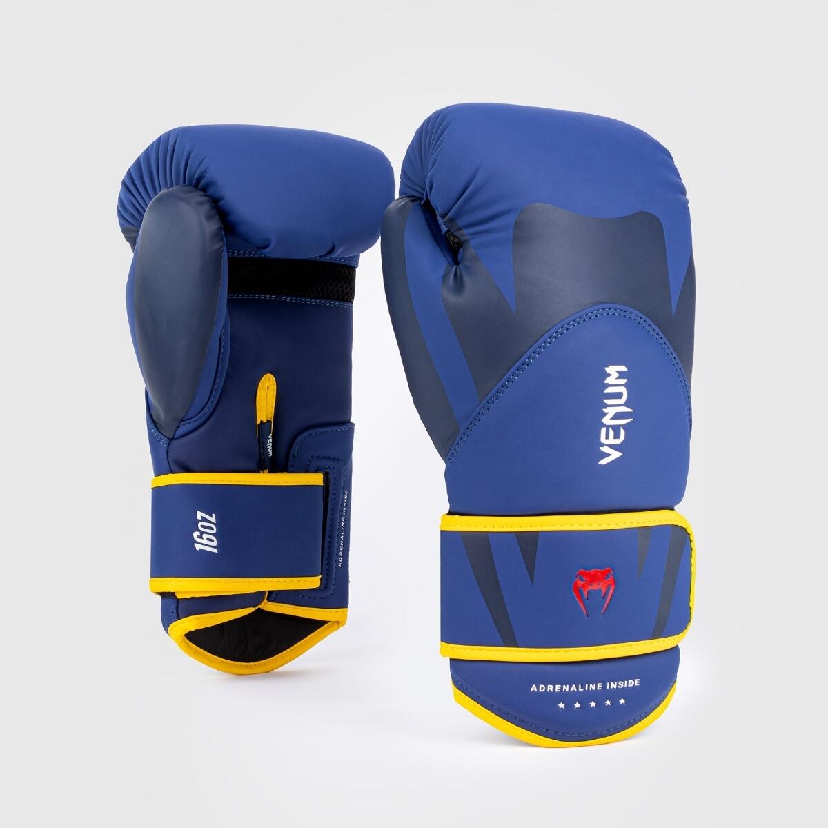 Guantoni da boxe Venum Challenger 4.0 – Blu / Giallo – 10 oz 6/6
