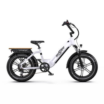Vélo électrique OT08 pour adultes,20 pouces, pneus épais